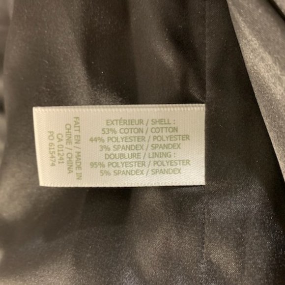 Simons exclusive Contemporaine Simons size 2 black dress jacket silver zipper - Picture 8 of 10